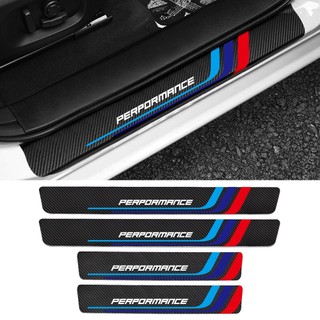 Set 4 miếng dán bảo vệ cửa xe hơi bmw e30 e36 e39 e46 e60 e90 f10 f30 g20 m4 bằng sợi carbon