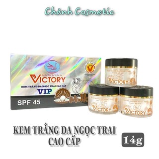 Kem victory hoa việt dưỡng trắng da ngọc trai cao cấp vip nắp đen 14g