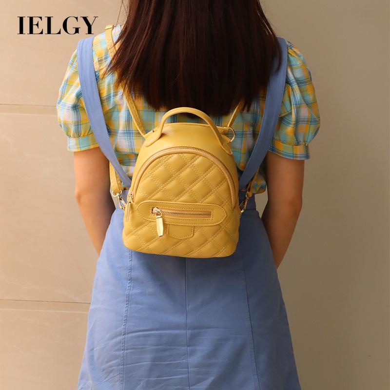 Ba Lô mini Màu Trơn Phong Cách Hàn Quốc Cho Nữ