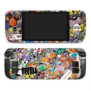 Skin dán Steam Deck mẫu Stickerbomb