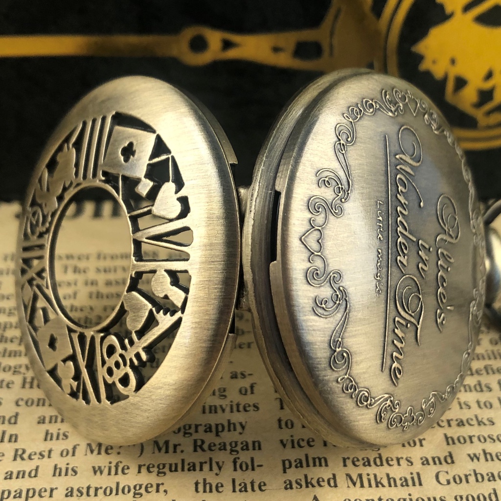 Alice Đồng Hồ Quả Quýt Hình Thỏ Con Đáng Yêu Cho Nữ