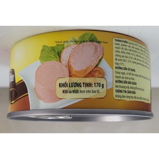 [Hộp 170g - GAN] PATE GAN HEO [VN] VISSAN Pork Liver Paste