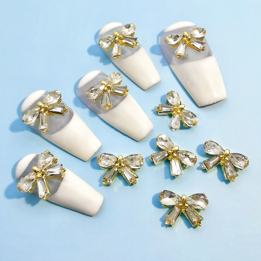 Bộ 10 Hạt Đá Đính Trang Trí Móng Tay Đa Năng Chống Rơi 2023 Cho Nữ