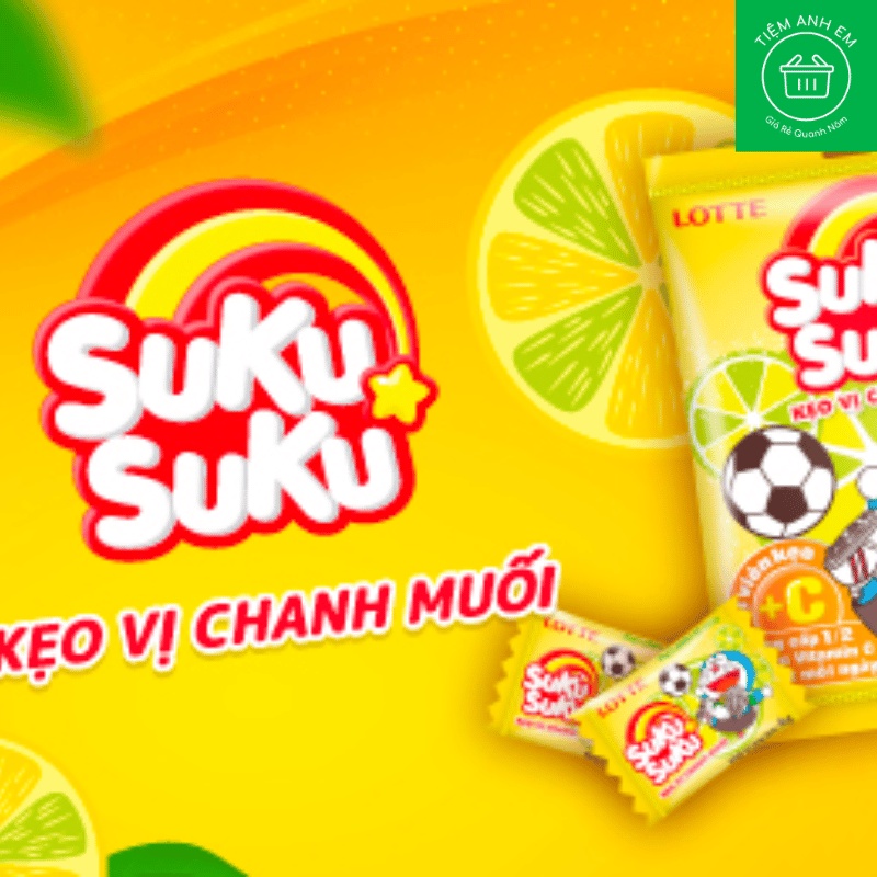 Kẹo vị chanh muối Suku Suku gói 120g