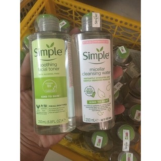 Nước hoa hồng Simple 200ml