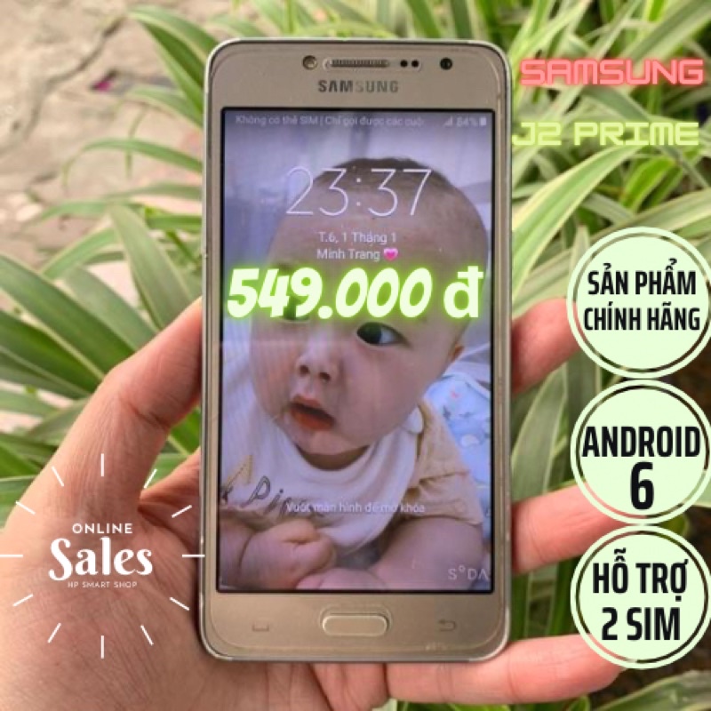 Điện Thoại Cũ Giá Rẻ Samsung Galaxy J2 Prime G532 , Smartphone Chính Hãng, Chơi Game Vào Mạng OK