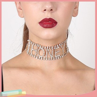 Vòng Cổ Choker Đính Đá Thời Trang Cho Nữ
