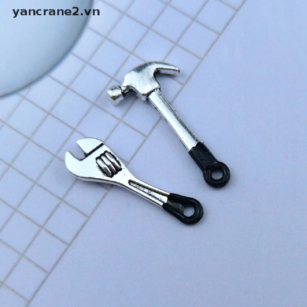 Bộ 2 Dụng Cụ Búp Bê mini Dùng Để Bảo Trì Dụng Cụ Sửa Chữa Trang Trí Nhà Búp Bê {yancrane2.vn}