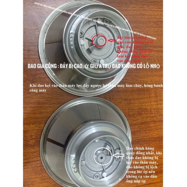 Hàng chính hãng - Dao ép, phễu ép trái cây Panasonic MJ-H100 MJ-68M MJ-70M MJ-176P