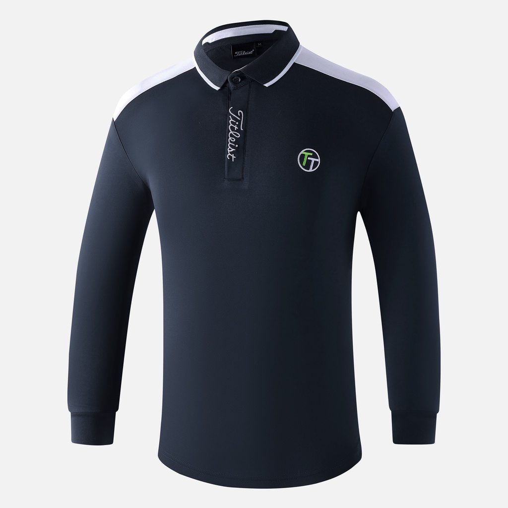 Áo Thun Polo Dài Tay Nhanh Khô Thời Trang Thể Thao Nam Cao Cấp