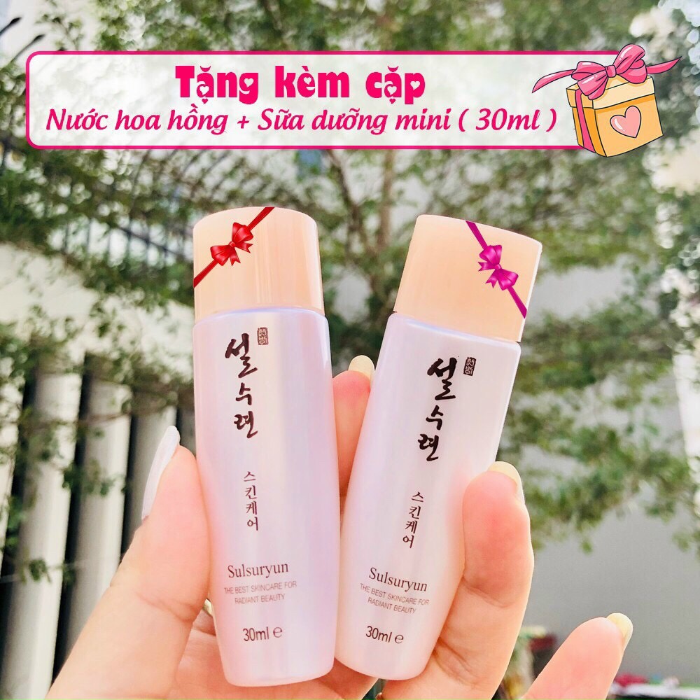 SET dưỡng Collagen Sulsuryun trắng da cấp ẩm Đông Y Hàn Quốc. Siêu giải pháp cho da