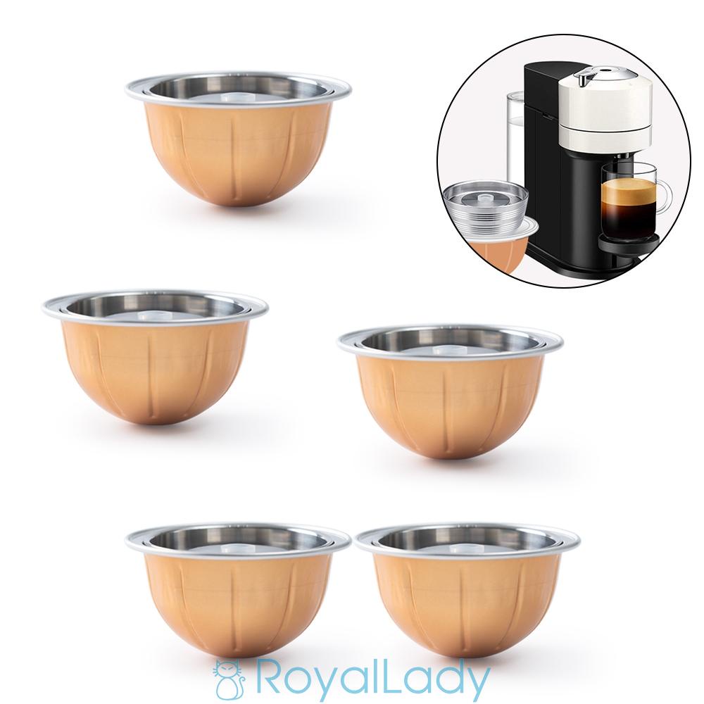 Set 5 Viên Nén Cà Phê Có Thể Tái Sử Dụng Cho Nespresso Vertuoline For Vertuo Next