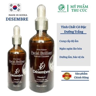Tinh chất cô đặc Desembre Vitamin C dưỡng trắng giảm nám White Science Facial Brilliant Treatment Concentrate 100ml