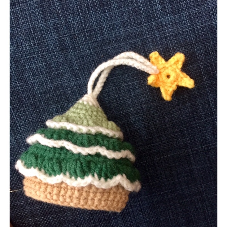 Móc khoá cây thông noel handmade