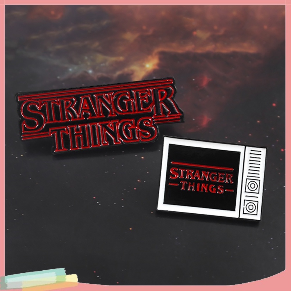 Huy hiệu quần áo chữ tiếng Anh Stranger Things TV hoạt hình