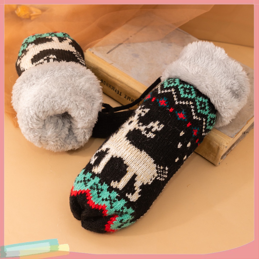 Găng Tay Len Giữ Ấm Mùa Đông Chống Trượt Có Thể Tái Sử Dụng Cho Nữ