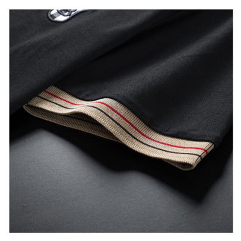 Áo polo Tay Ngắn Vải Cotton Thiết Kế Trẻ Trung Cho Nam