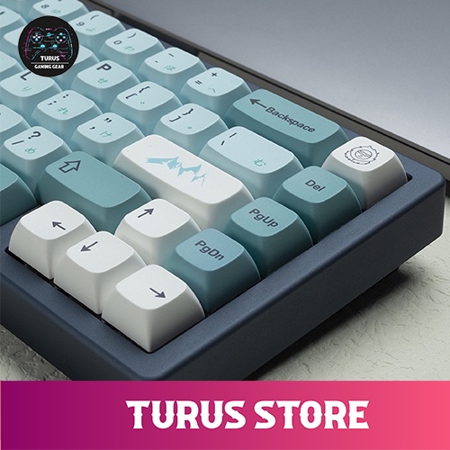 Keycap Iceberg Nhựa PBT 123 Nút | Turus Store