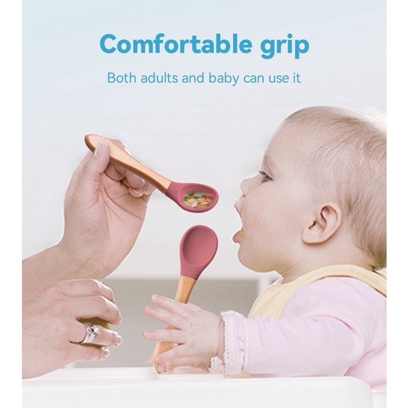 Bộ 10 Dụng Cụ Ăn Bằng Silicone Không BPA Cho Bé