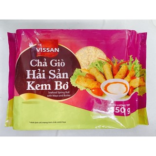 NEM/ CHẢ GIÒ HẢI SẢN KEM BƠ VISSAN GÓI 350G