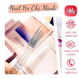 Cọ vẽ nét o.p.i , cọ râu kẻ thẳng lông mềm vẽ móng siêu mảnh nét nhỏ