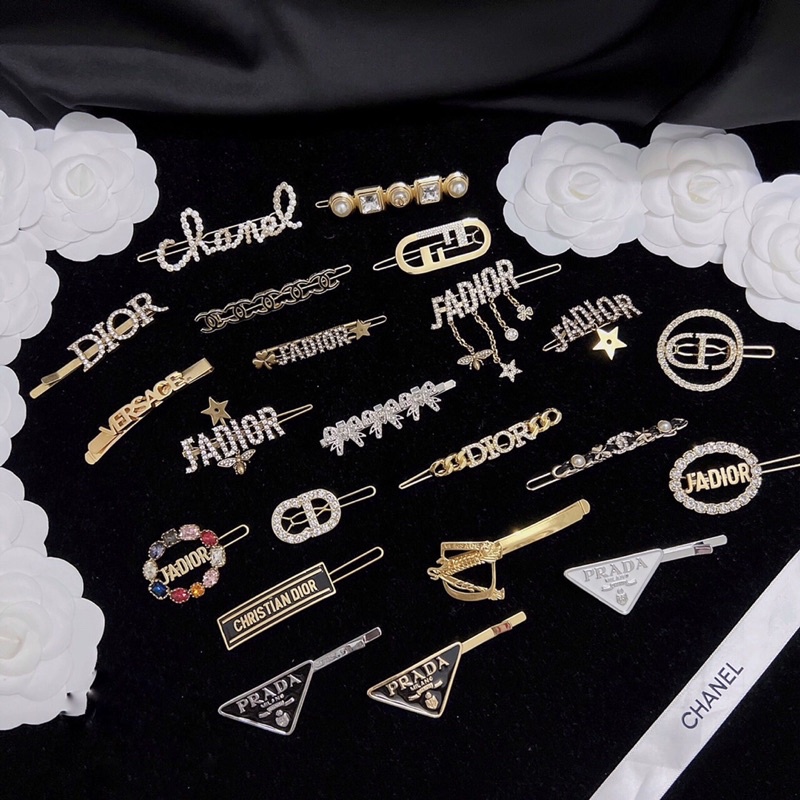 Kẹp tóc mái siêu cấp logo sắc nét kiểu dáng đẹp sang