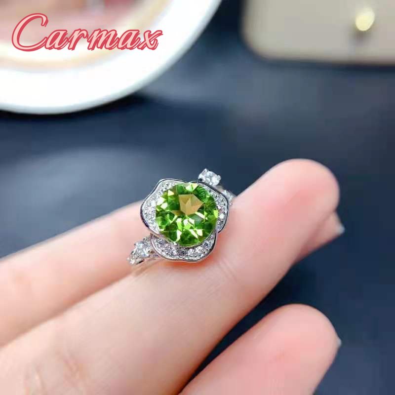 Nhẫn Moissanite Đính Đá Nhiều Màu Thanh Lịch Mới