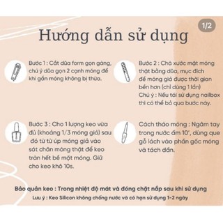 Nail box - Thiết kế móng up hình thật 100%(M125)