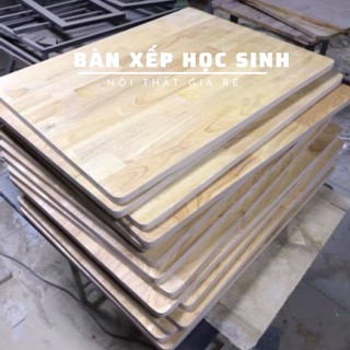 mặt bàn gỗ cao su 60x60 cm dày chuẩn 17mm