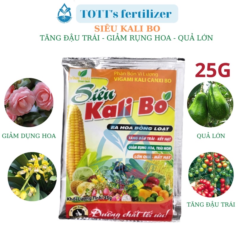 Kali Bo giảm rụng trái non, nuôi trái to