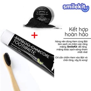 Kem đánh răng trắng than tre SmileKit 105g