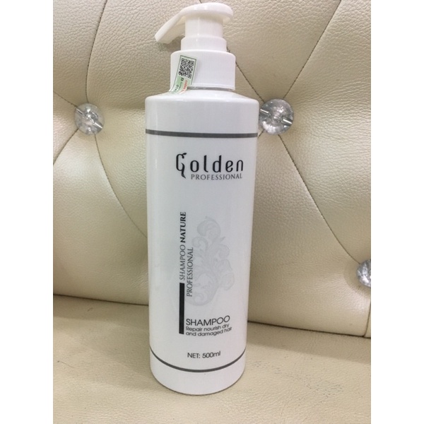 Dầu gội xả golden trắng cao cấp hương thơm mềm mượt sỉ salon đại lí 500ml/1 chai