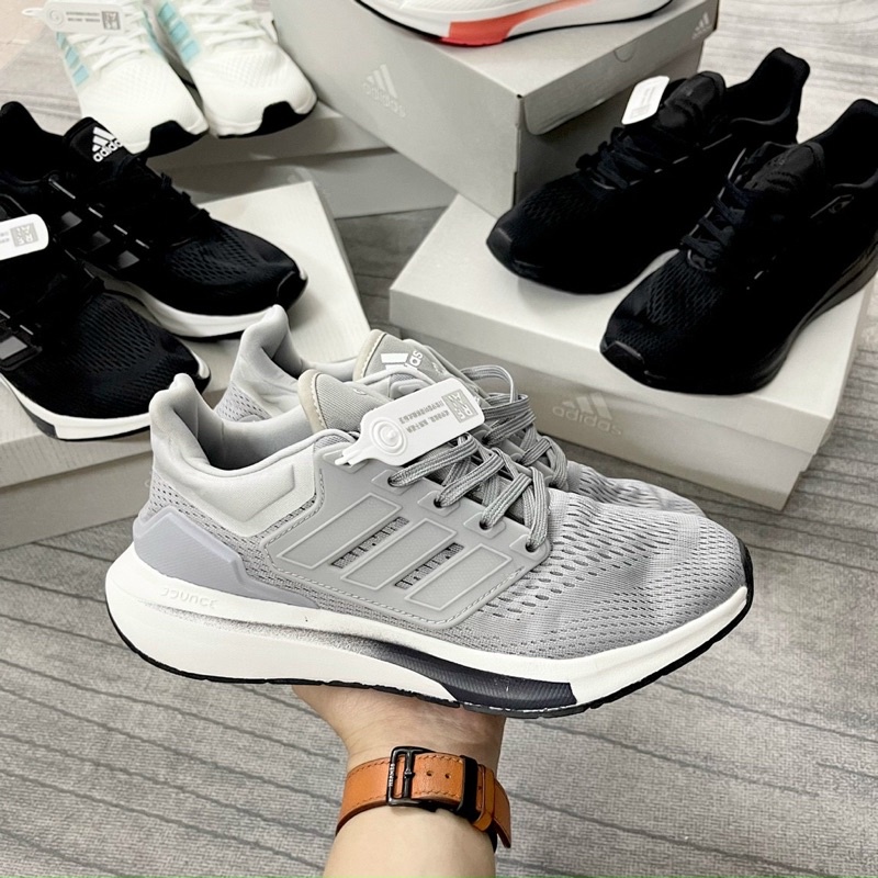 Giày Thể eqt21 xám trắng, eq21 xám grey bản cao cấp ảnh thật shop tự chụp