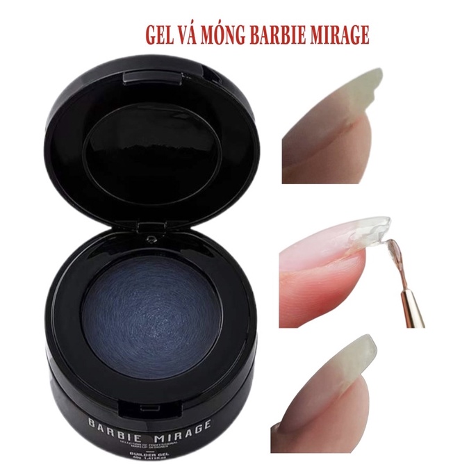 Gel Vá Móng BARBIE MIRAGE(có clip hdan)