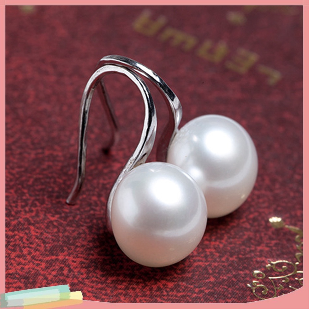 Cặp bông tai mini đính ngọc trai giả sang trọng cho nữ