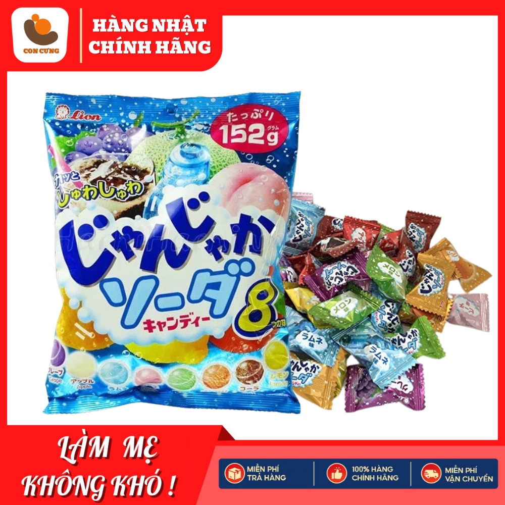 Kẹo soda vị trái cây tổng hợp 114g nội địa Nhật [T3/2025]