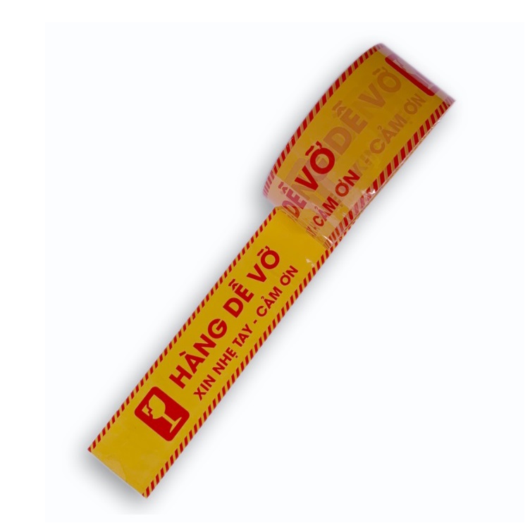 Băng keo HÀNG DỄ VỠ - Băng dính niêm phong đóng hàng - 4.8cmx100yard