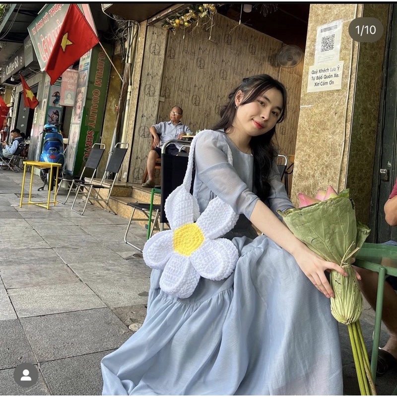 [ẢNH THẬT] BLOOM FLOWER BAG BIGSIZE