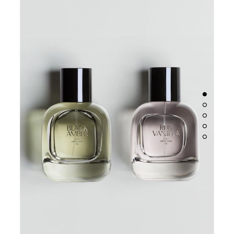 Set 2 chai nước hoa zara Red Vanilla + Black Amber 100ml