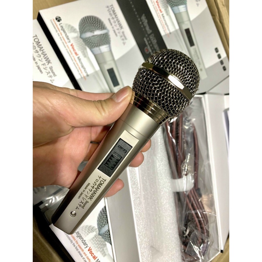 Micro có dây cao cấp TOMAHAWK  chống hú , hút mic