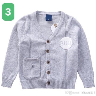 Áo khoác len Cardigan bé trai(10-20kg)