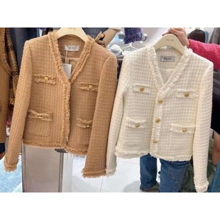 630 Áo dạ tweed ánh nhũ fei