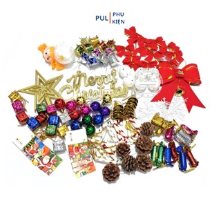 Phụ kiện mini trang trí cây thông noel trang trí giáng sinh