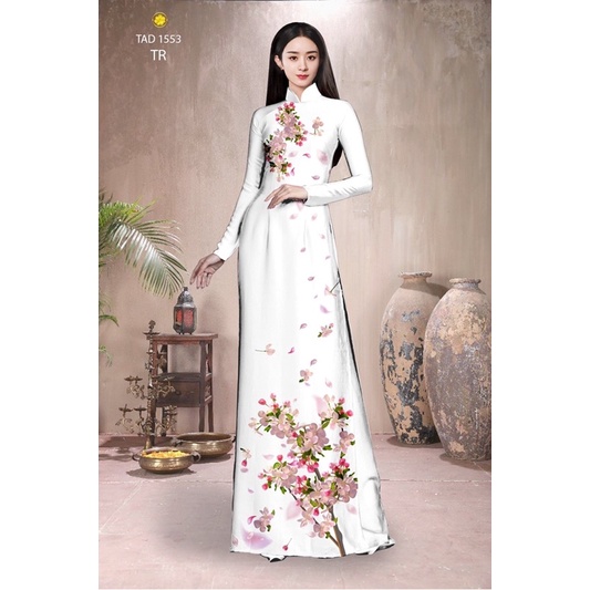 Vải may áo dài Hoa Xinh cao cấp