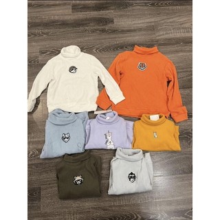 Combo 2-3c áo len bé cổ lọ(9-25kg)