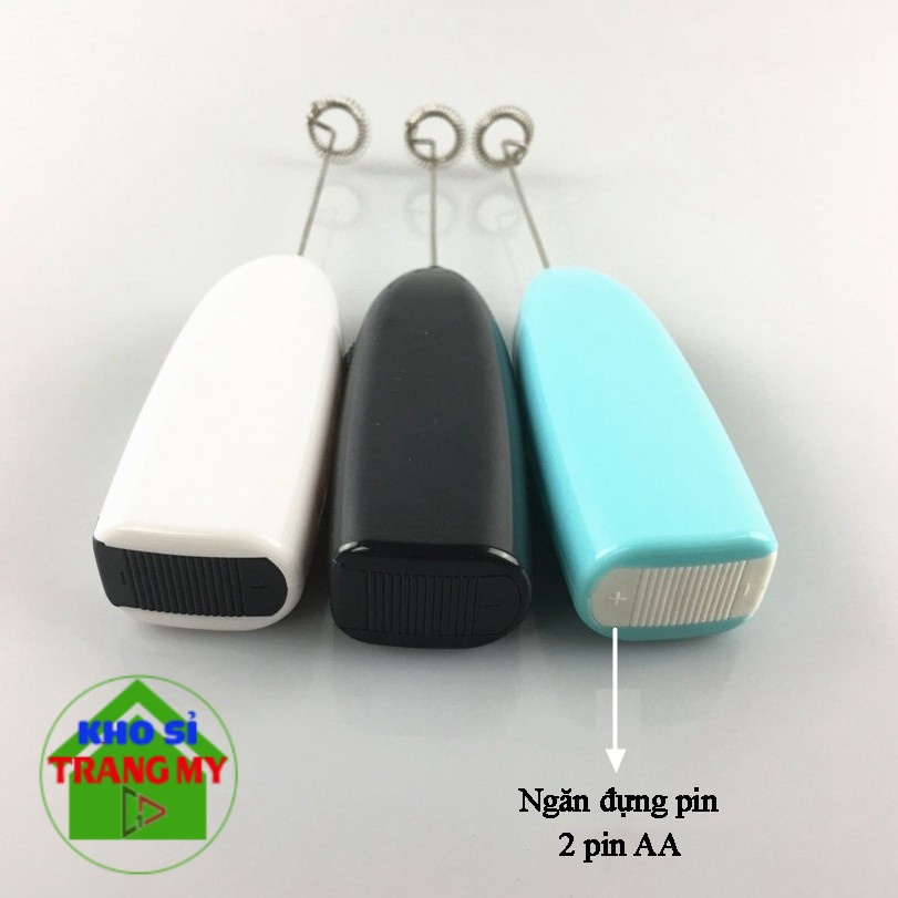 Máy Đánh Trứng, Đánh Sữa Và Tạo Bọt Cafe Di Động Cầm Tay - Sử Dụng Pin Phù Hợp Du Lịch, Đa Năng, Tiện Dung