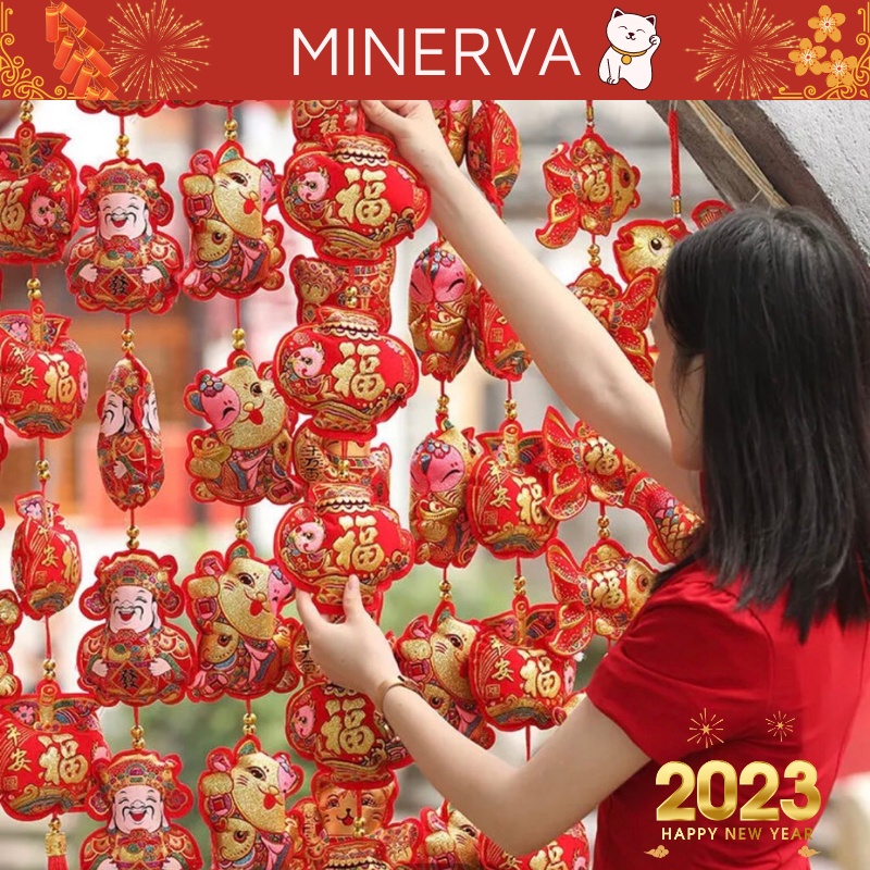 Dây treo Tết treo cửa nhà phong cách Trung hoa trang trí nhà cửa ngày Tết nhiều mẫu đa dạng