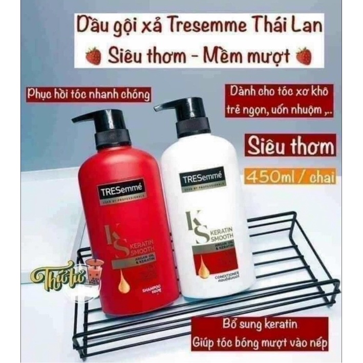 Combo Gội xã tresemme Thái Lan 450ml/ chai