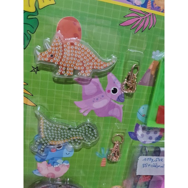 Set DIY làm móc treo bản đính hạt đá 3D cao cấp lấp lánh