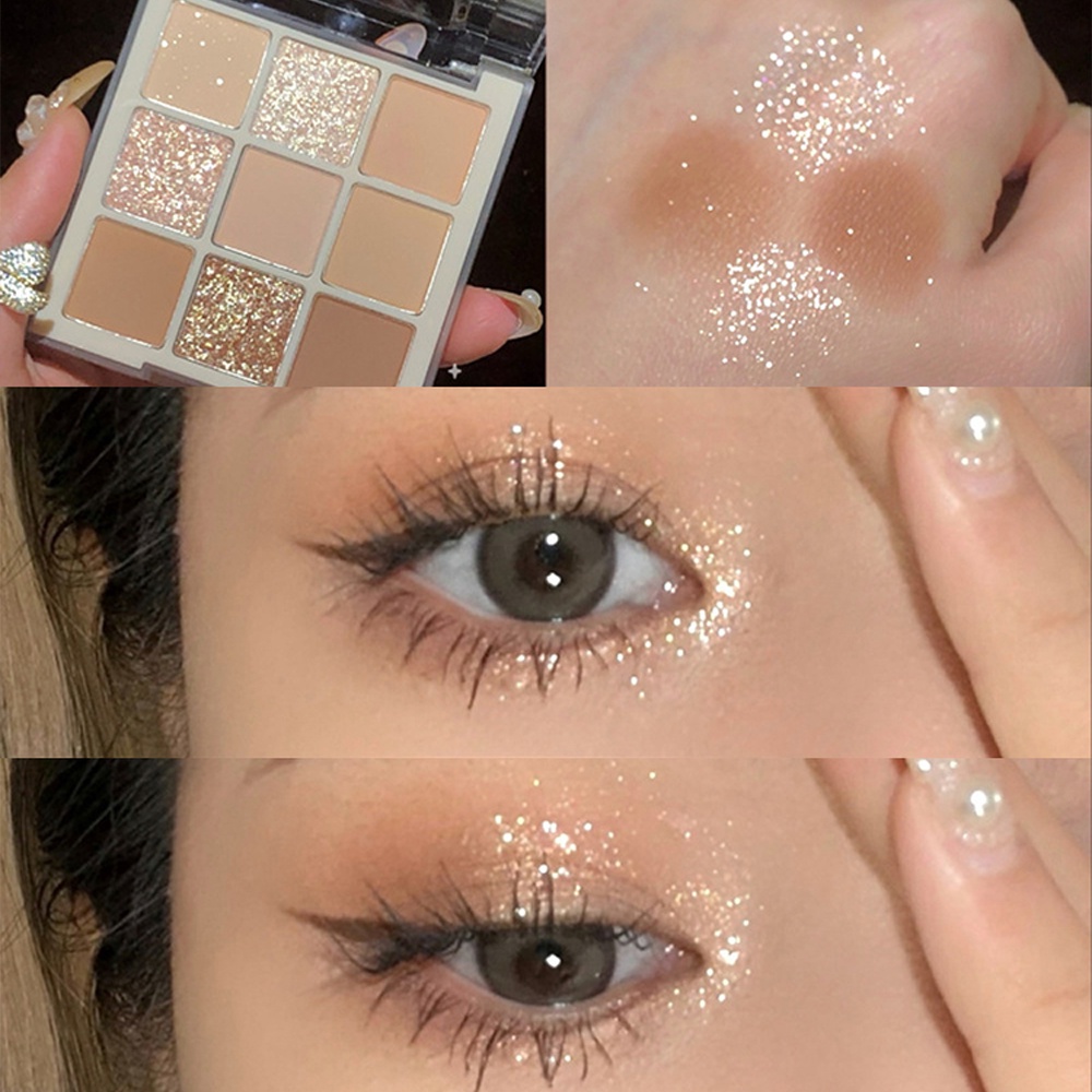 Bảng Phấn Mắt 9 Màu Sắc Dikalu Baby BB1 MMQ 2022